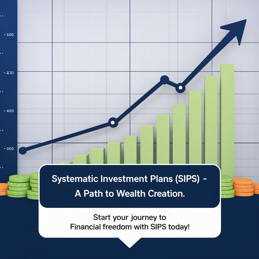 Image with a growing graph of starting a SIP