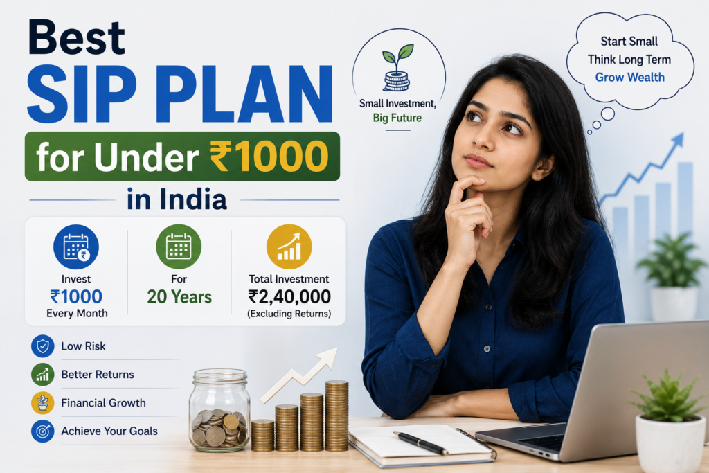 Best SIP Plan for Under ₹1000